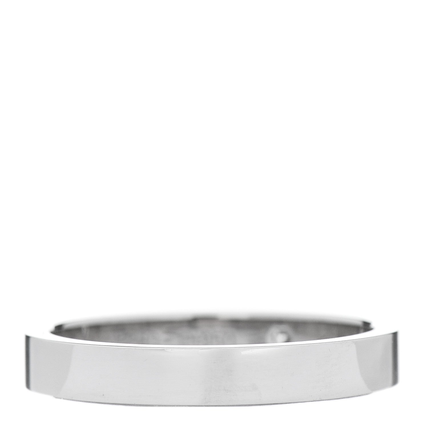 Cartier Platinum Diamond 3mm C De Cartier Wedding Band Ring 54 7 3 of 4
