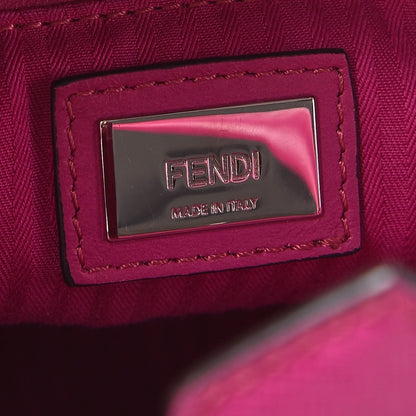 Fendi Vitello Elite Petite 2Jours Tote Magenta 6 of 8