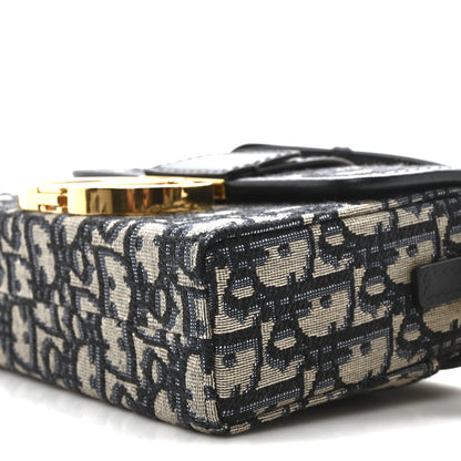 Christian Dior Oblique 30 Montaigne Box Bag Blue 10 of 10