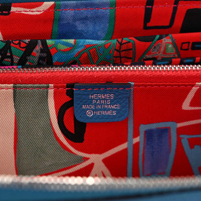 Hermes Epsom Silk'In Wallet Mykonos Deer Brown Bright Red 6 of 10