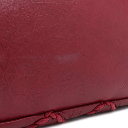 Chanel Calfskin Ultra Stitch Tote Dark Red 11 of 11