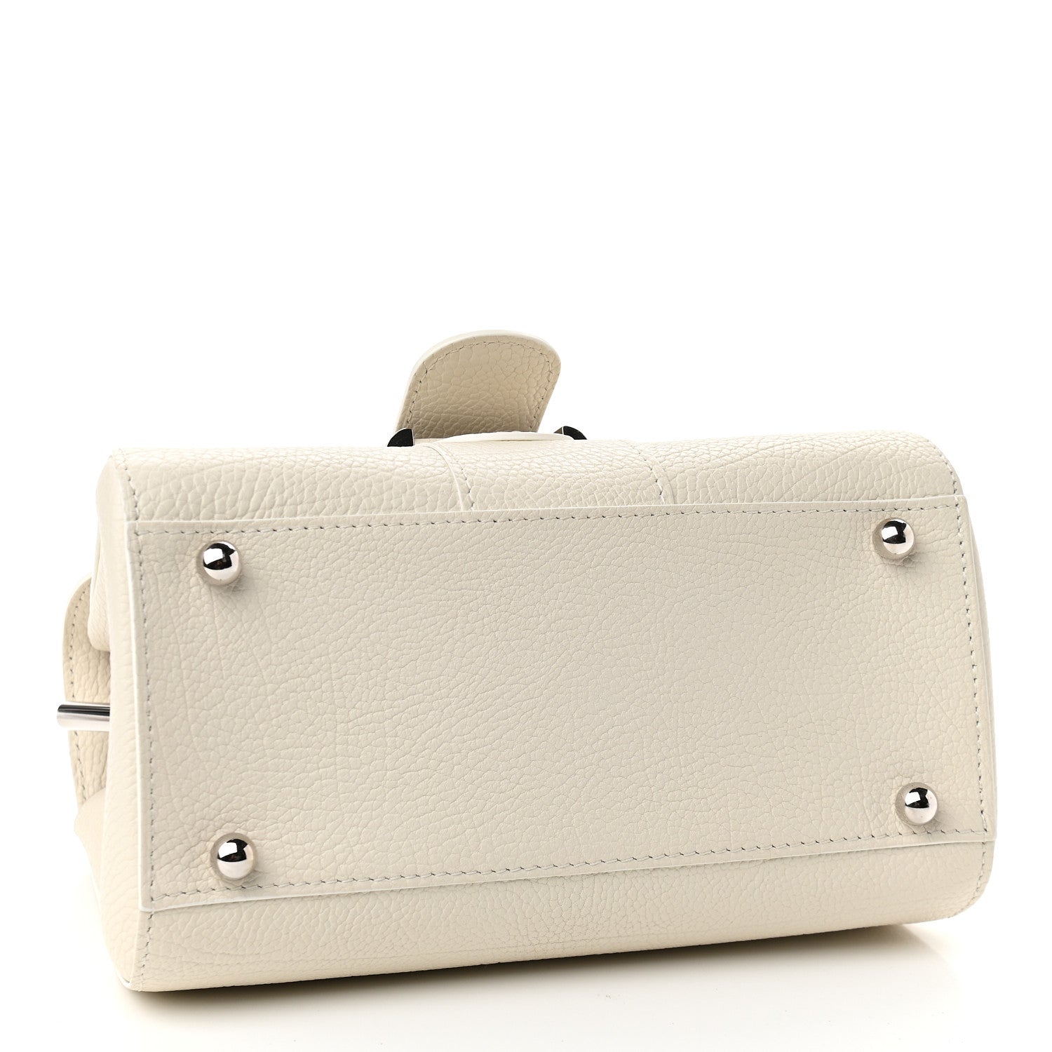 Delvaux Grained Calfskin Mini Brillant Satchel Ivory 3 of 8