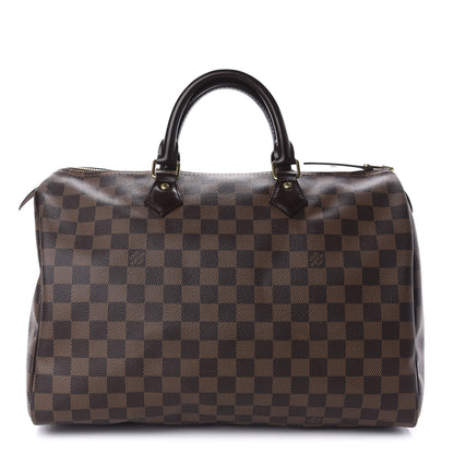 Louis Vuitton Damier Ebene Speedy 35 1 of 10