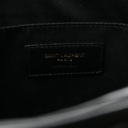 Saint Laurent Calfskin Matelasse Monogram Lou Camera Bag Black 6 of 10