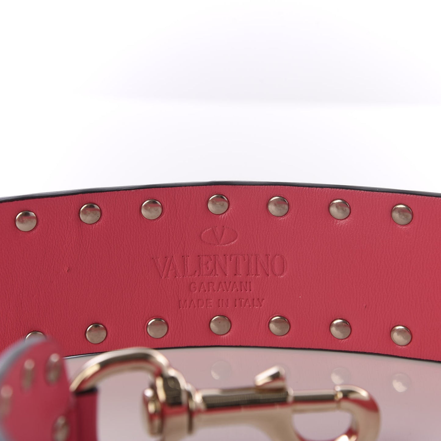 Nappa Rockstud Spike Shoulder Strap Shadow Pink