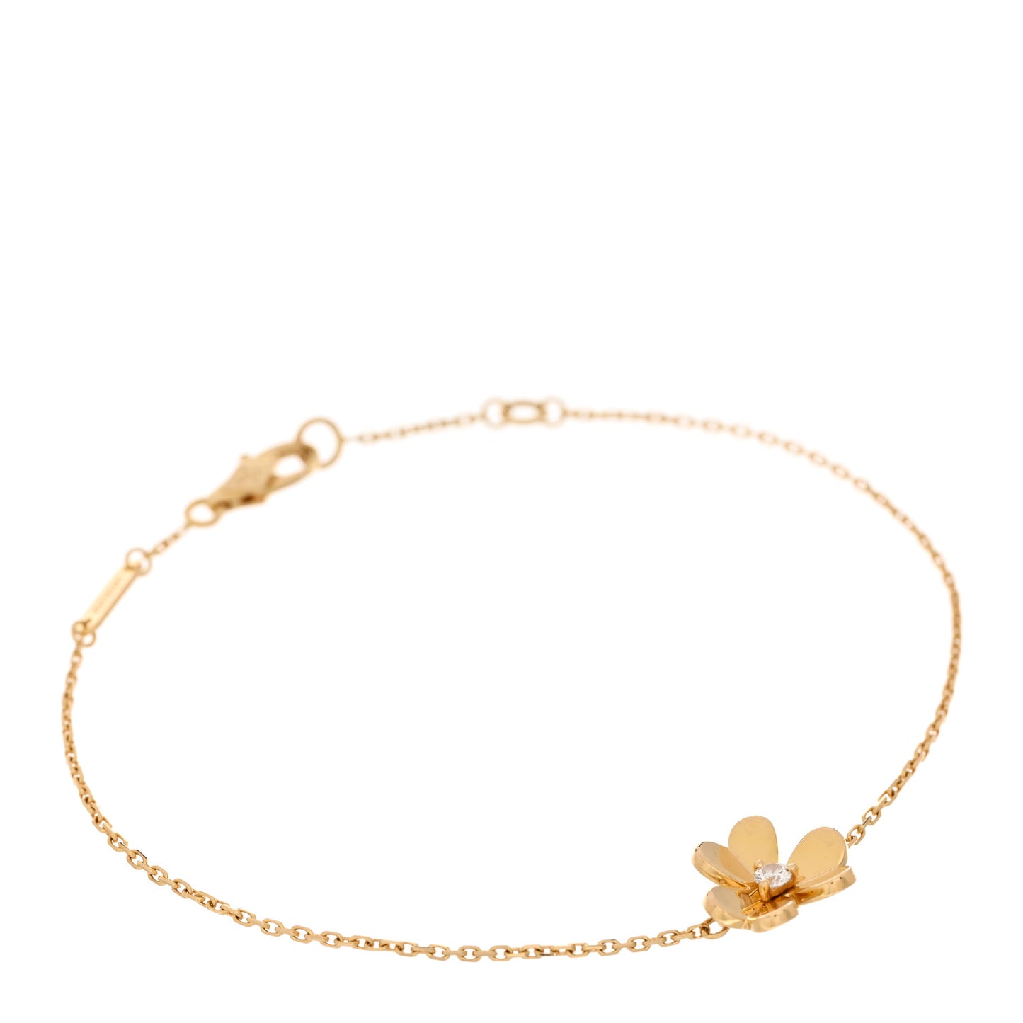 18K Yellow Gold Diamond Mini Frivole Bracelet