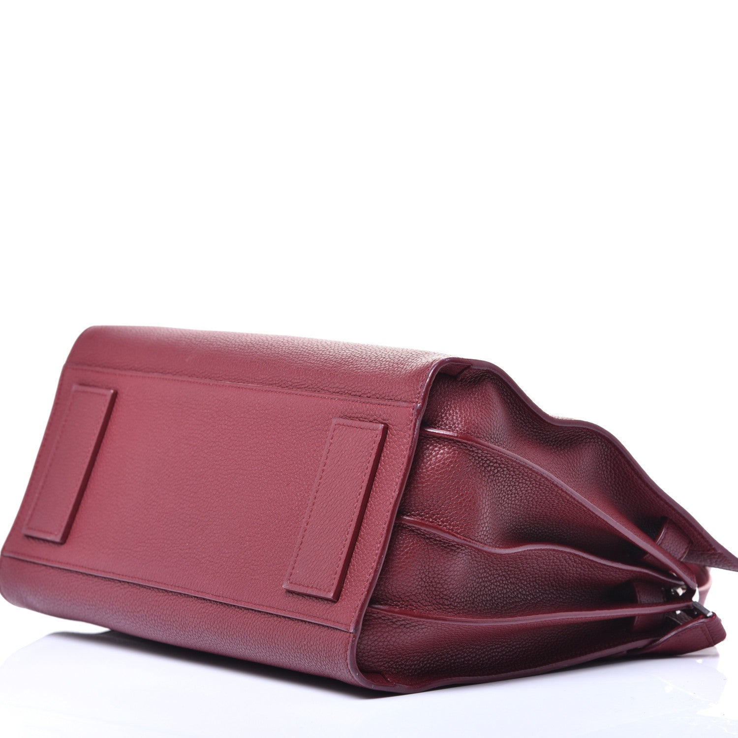 Saint Laurent Grained Calfskin Small Supple Sac De Jour Dark Pallisandre 8 of 8