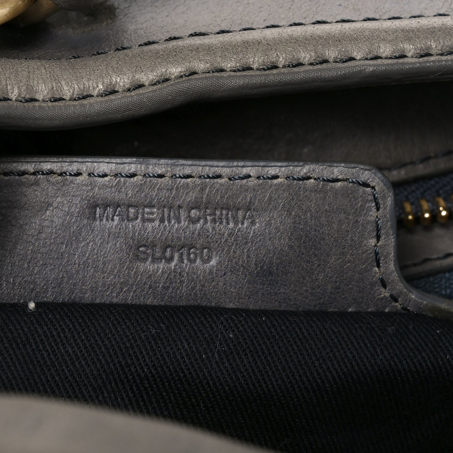 Calfskin Braided Hobo Grey