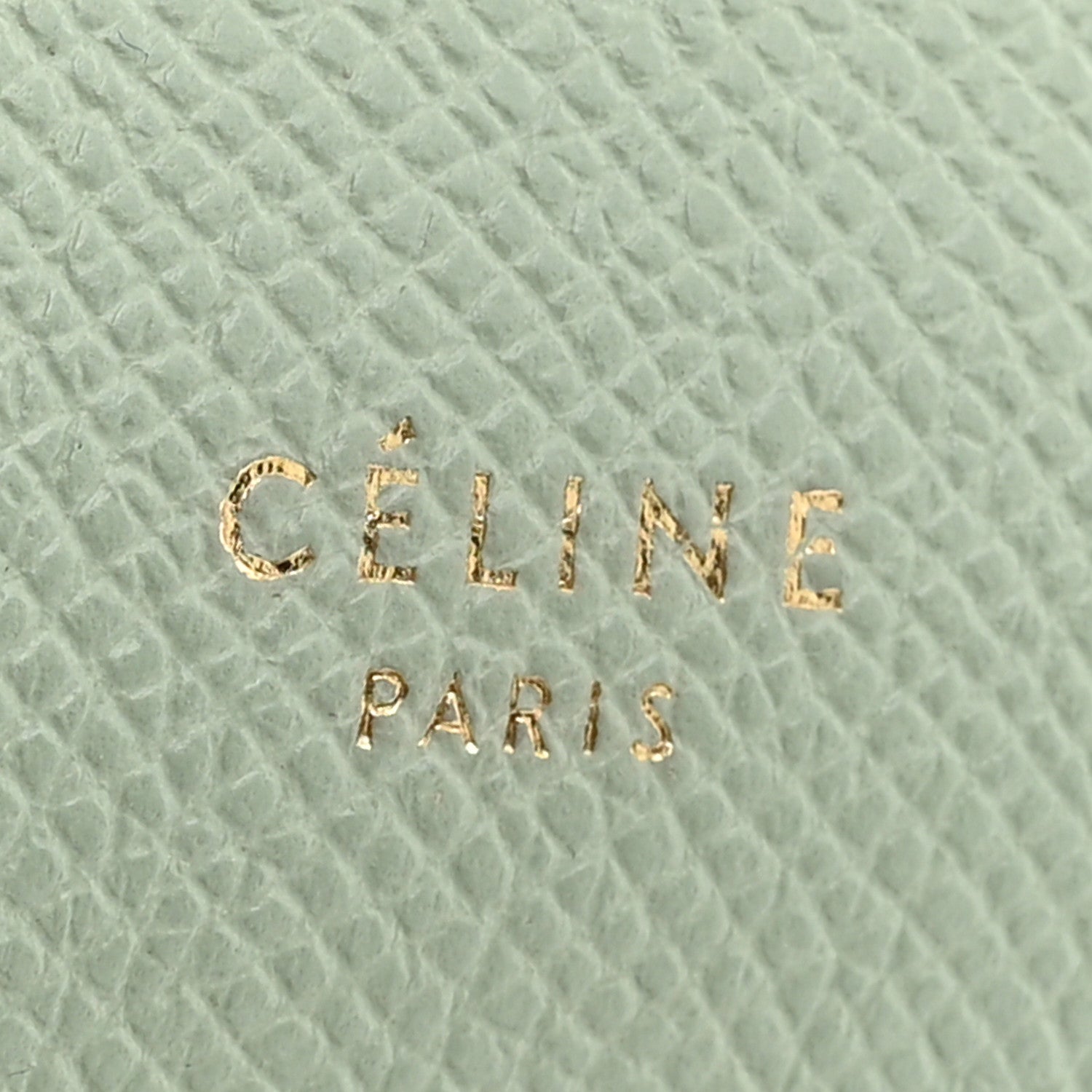 Celine Grained Calfskin Nano Belt Bag Ice Mint 5 of 11