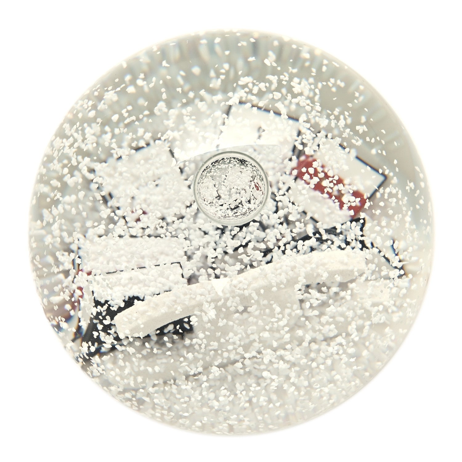 Chanel Glass CC Shopping Bag Snow Globe 6 of 8