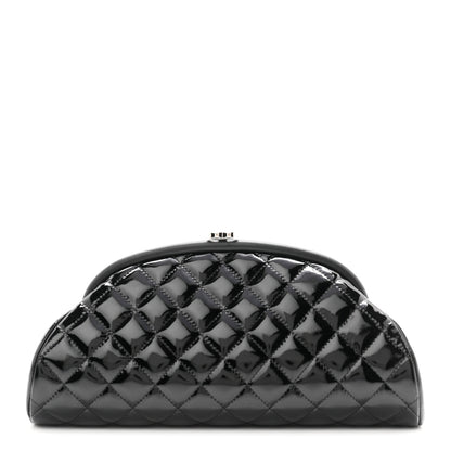 Chanel Patent Quilted Timeless Clutch Black 1 of 11