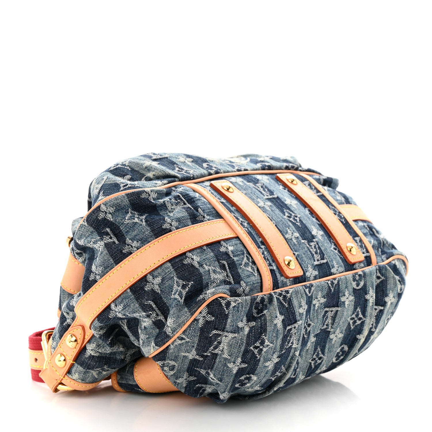 Louis Vuitton Denim Raye Porte Epaule MM 4 of 11