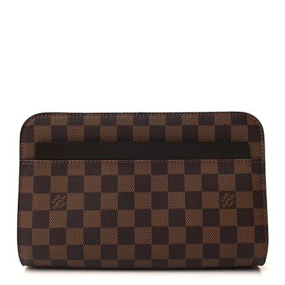Louis Vuitton Damier Ebene Pochette Saint Louis Clutch 1 of 6