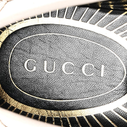 Gucci Goatskin Womens Logo 15mm Loafers 38 Mystic White 7 of 9
