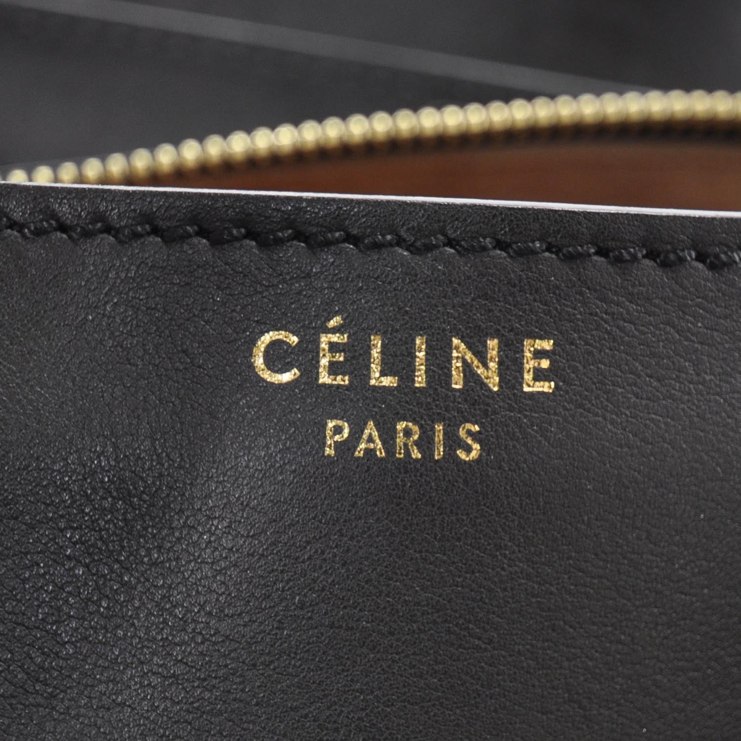 Celine Calfskin Mini Envelope Luggage Anthracite 7 of 8