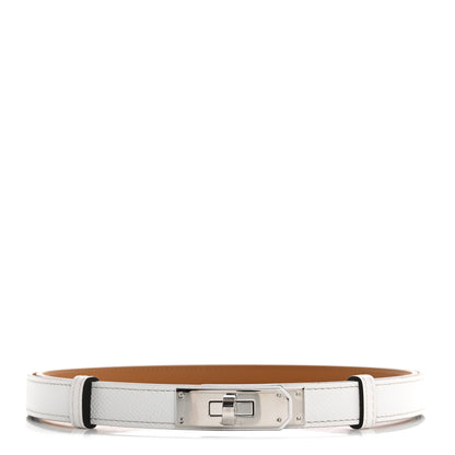 Hermes Epsom Kelly Belt New White 1 of 4