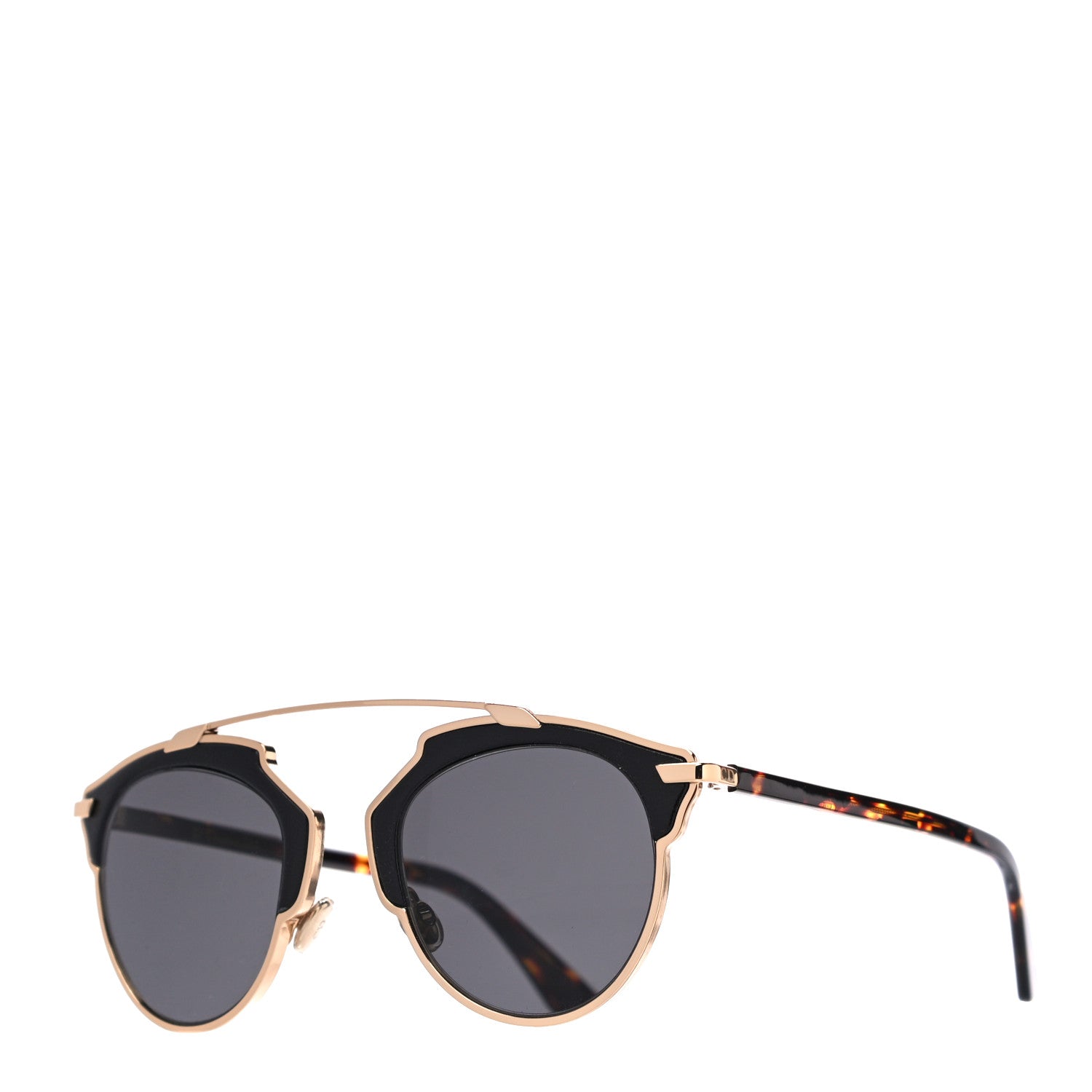 Christian Dior Metal Lambskin So Real Sunglasses Black 1 of 9