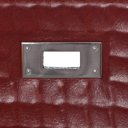 Hermes Barenia Sellier Waffle Kelly 35 Rouge H 23 of 34