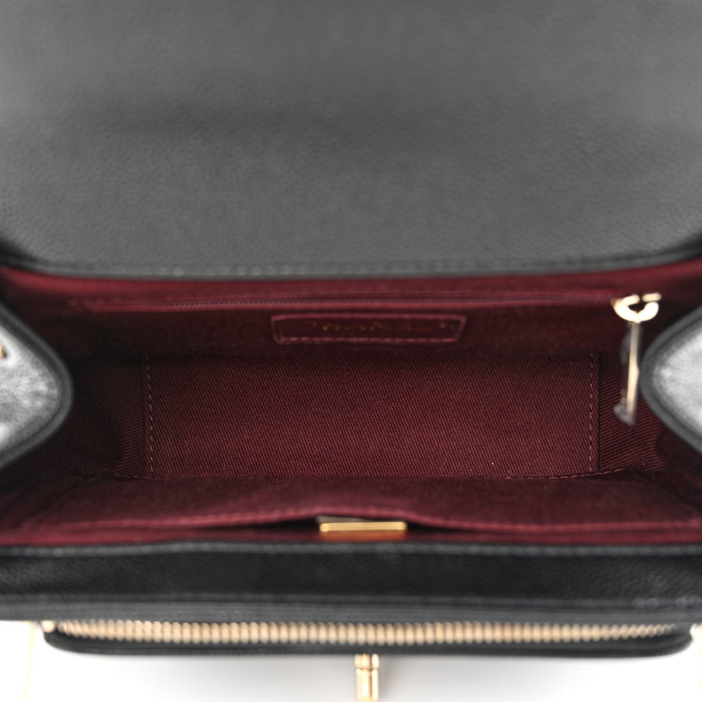 Caviar Quilted Small Business Affinity Flap Black
