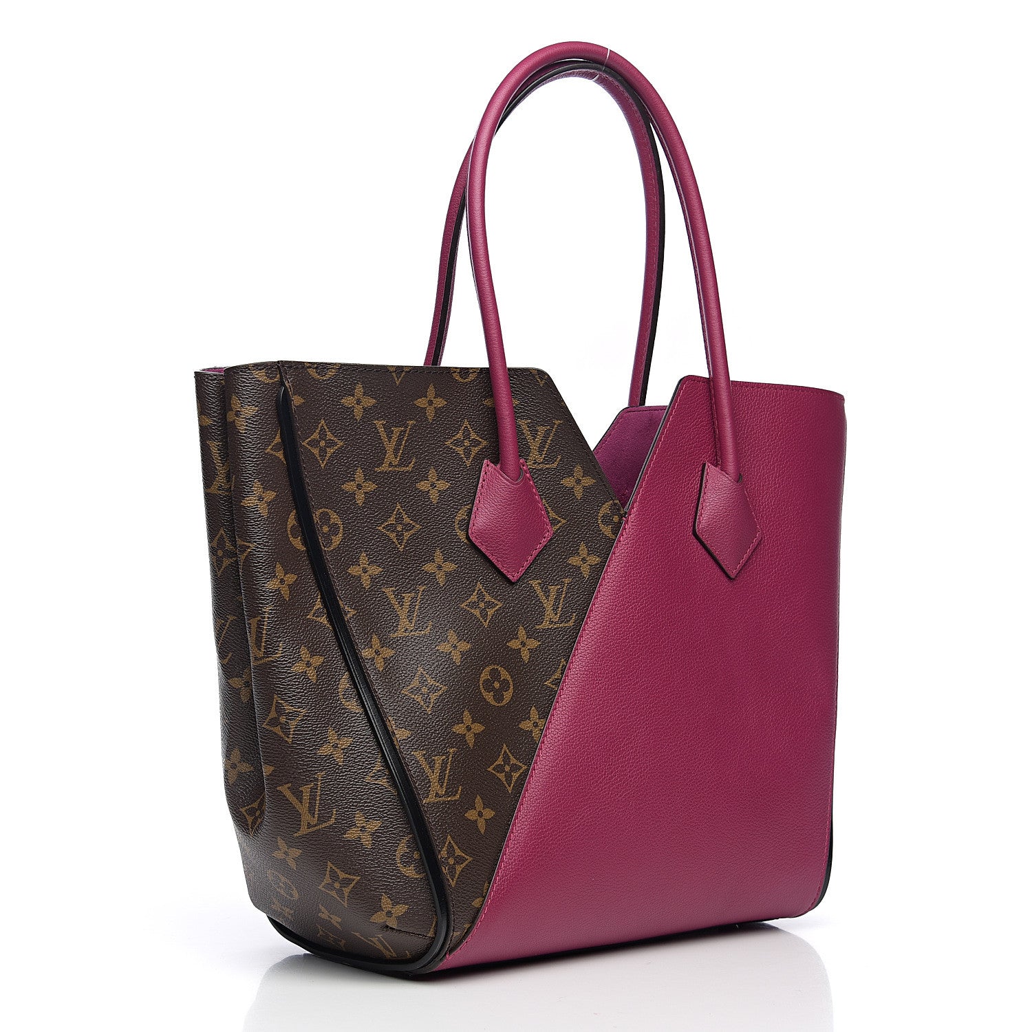 Louis Vuitton Calfskin Monogram Kimono Tote Grape 2 of 8