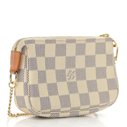Louis Vuitton Damier Azur Mini Pochette Accessories 2 of 8
