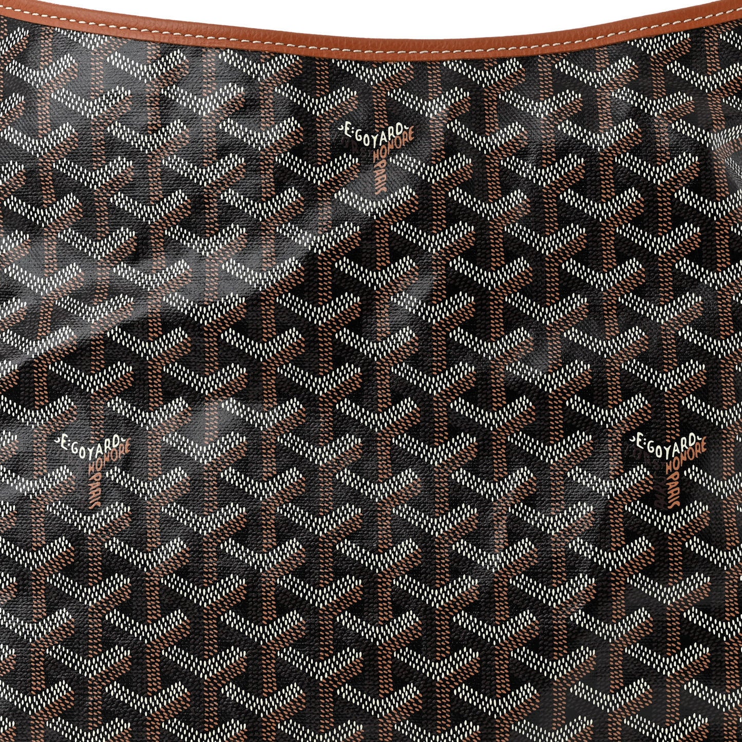 Goyardine Boheme Hobo Black Gold
