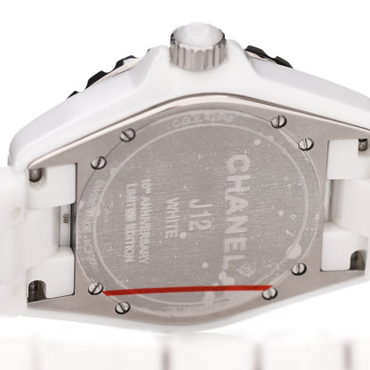 Chanel Stainless Steel Ceramic 38mm J12 Phantom Automatic Watch White 4 of 4