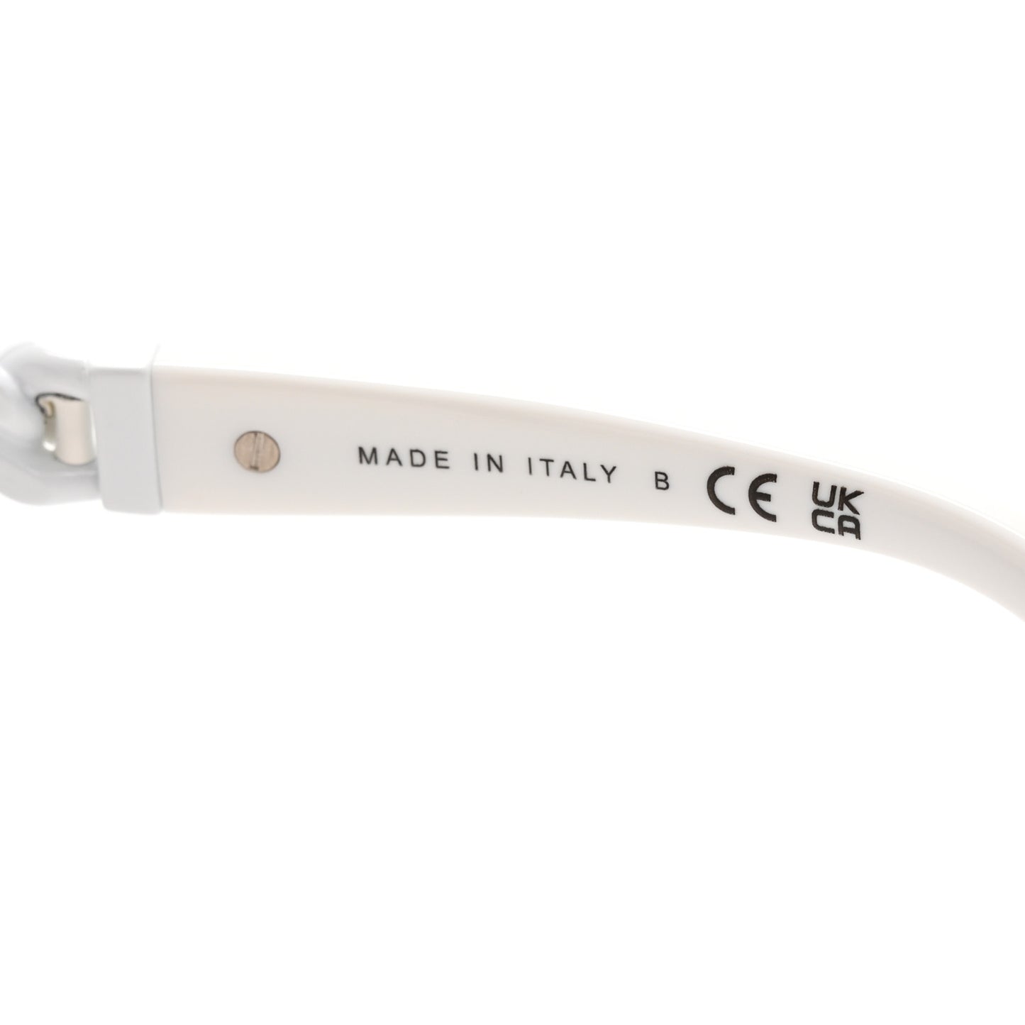 Acetate Chain Sunglasses 5470-Q-A White