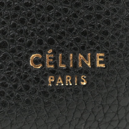 Celine Soft Grained Calfskin Small Sangle Bucket Bag Black 6 of 9