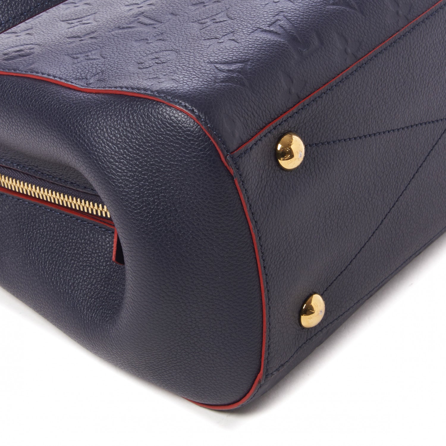 Louis Vuitton Empreinte Montaigne MM Marine Rouge 6 of 8