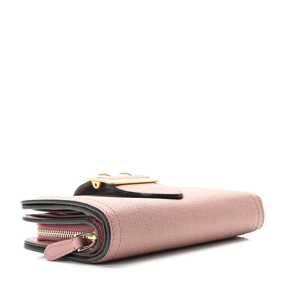 Burberry Grainy Calfskin Buckle Detail Zip Wallet Dusty Pink 4 of 10