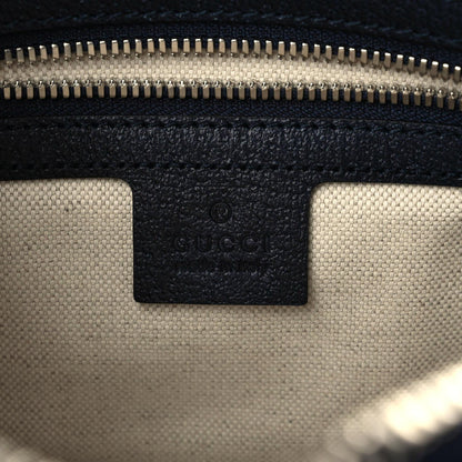 Gucci Monogram Multicolor Textured Calfskin Retro Interlocking G Belt Bag Light Blue 11 of 12