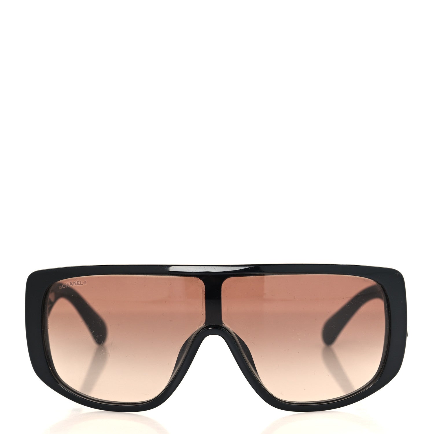 Chanel Acetate Shield Sunglasses 5495 Black 2 of 8