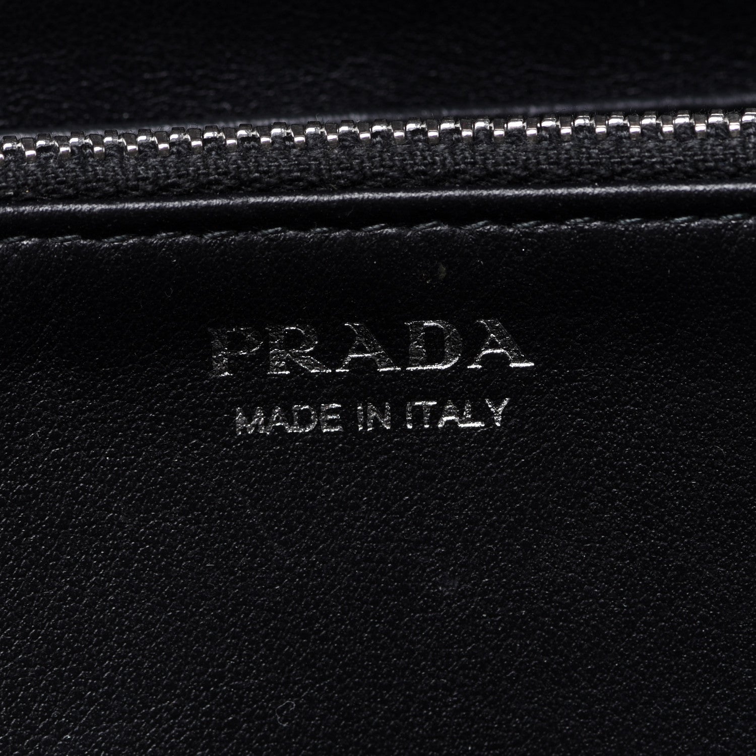 Prada Saffiano Metal Zip Around Wallet White 6 of 8