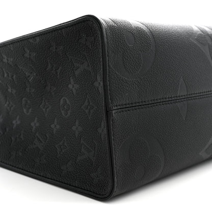 Louis Vuitton Empreinte Monogram Giant Onthego MM Black 8 of 10