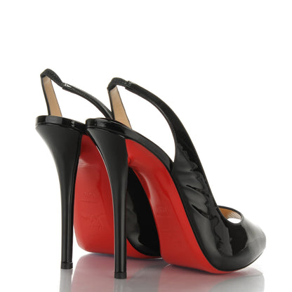 Christian Louboutin Patent Gamma Talon 120 Pumps 40.5 Black 4 of 7