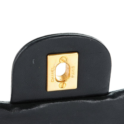 Chanel Lambskin Quilted Small Double Flap Black 6 of 8