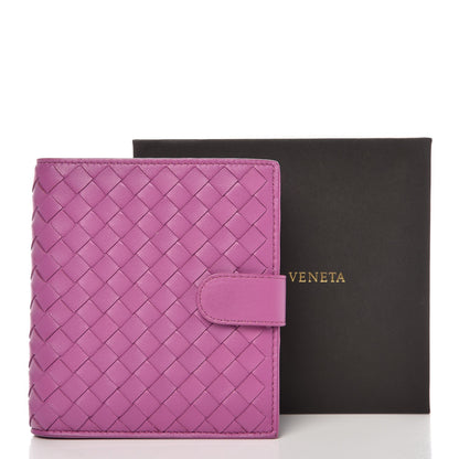 Bottega Veneta Nappa Intrecciato French Flap Wallet Peony 8 of 8