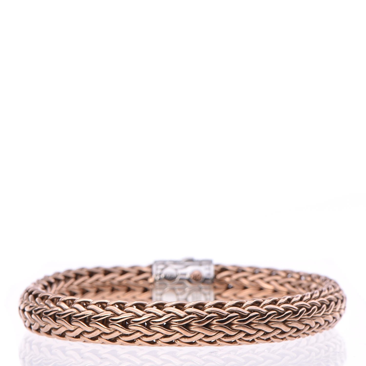 John Hardy Sterling Silver Bronze 10.5mm Classic Chain Bracelet 3 of 5