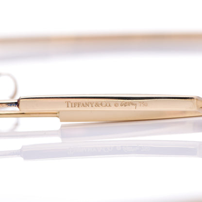 Tiffany 18K Yellow Gold Frank Gehry Square Hoop Earrings 3 of 5