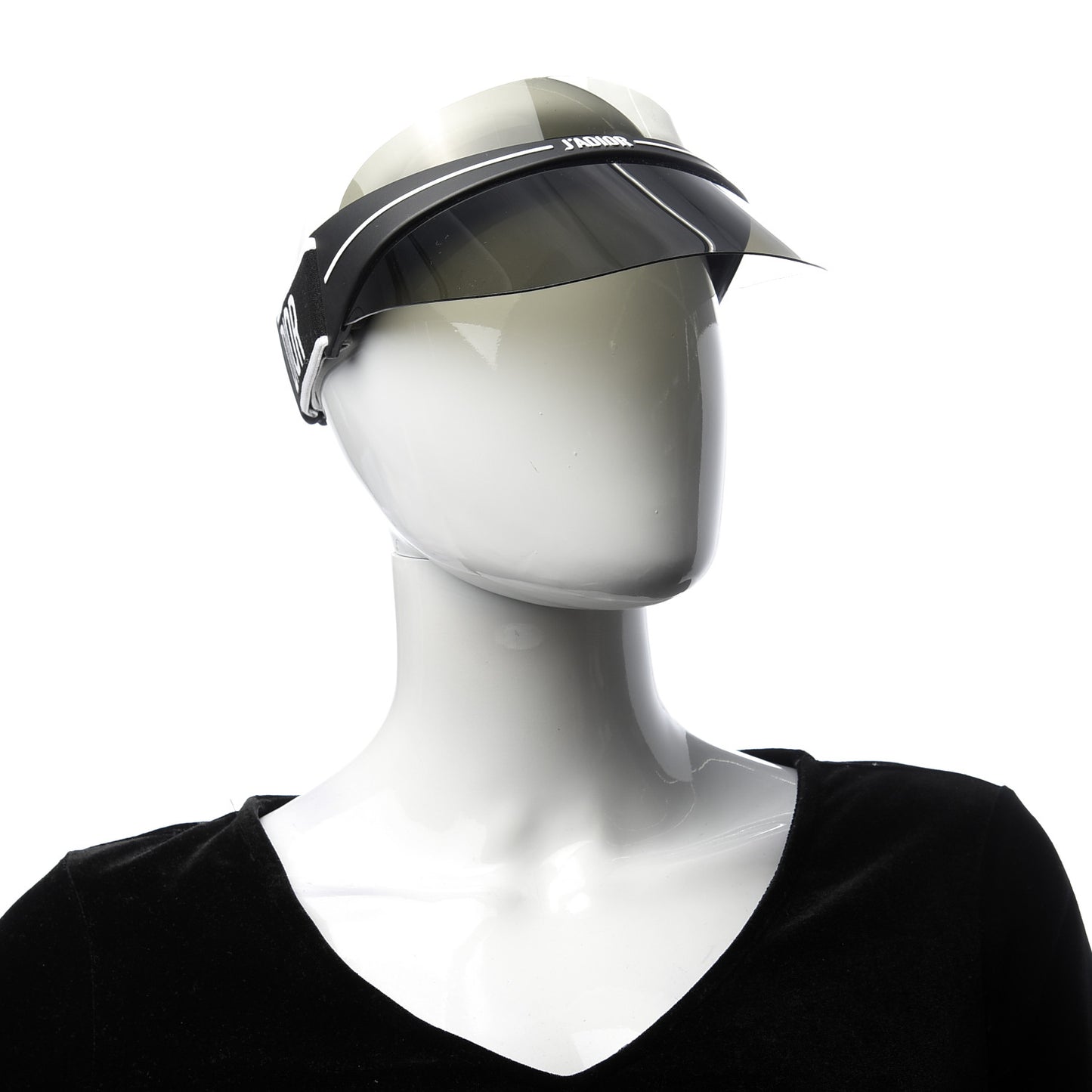 Mirrored DiorClub1 Sun Visor Black