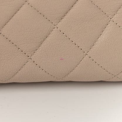 Chanel Shiny Sheepskin Quilted Small Trapezio Flap Beige 13 of 20