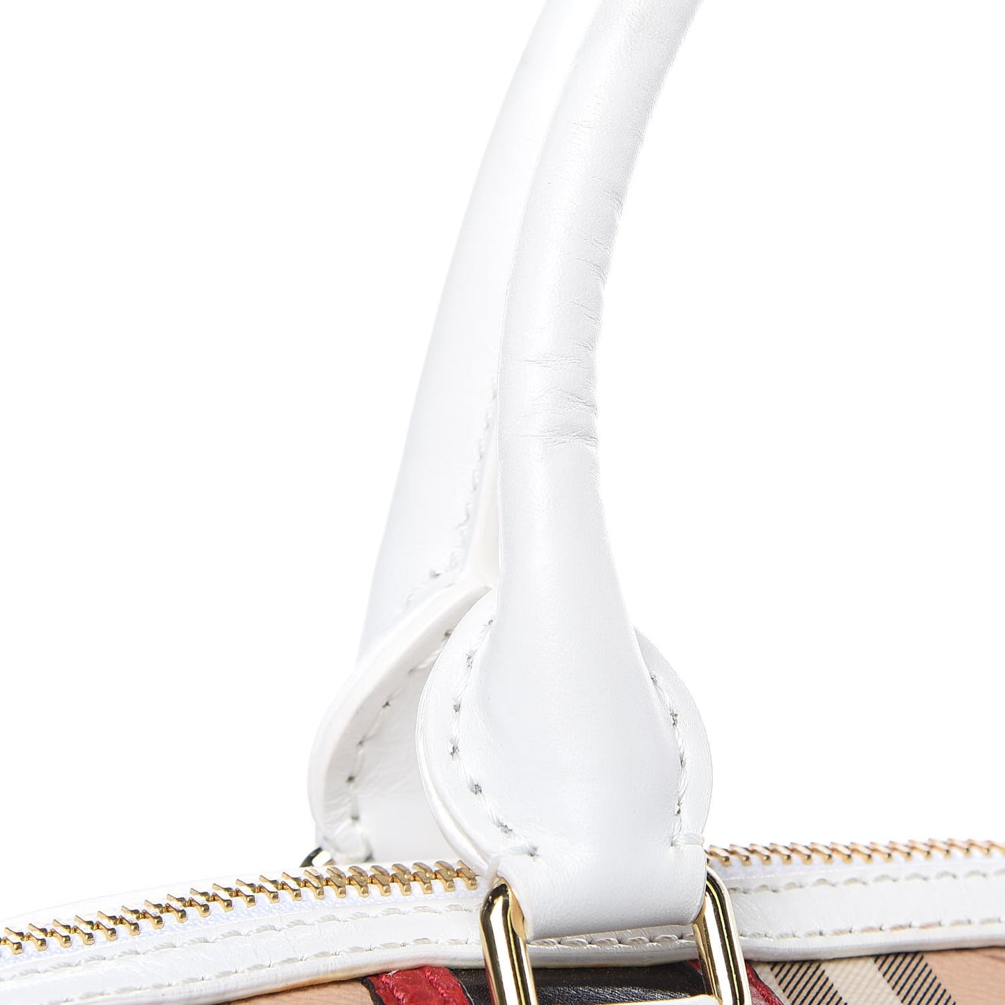 Haymarket Check Medium Alchester Bowling Bag White Military Red