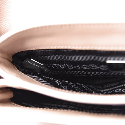 Prada Saffiano Soft Calfskin Chain Crossbody Bag Cipria 9 of 10