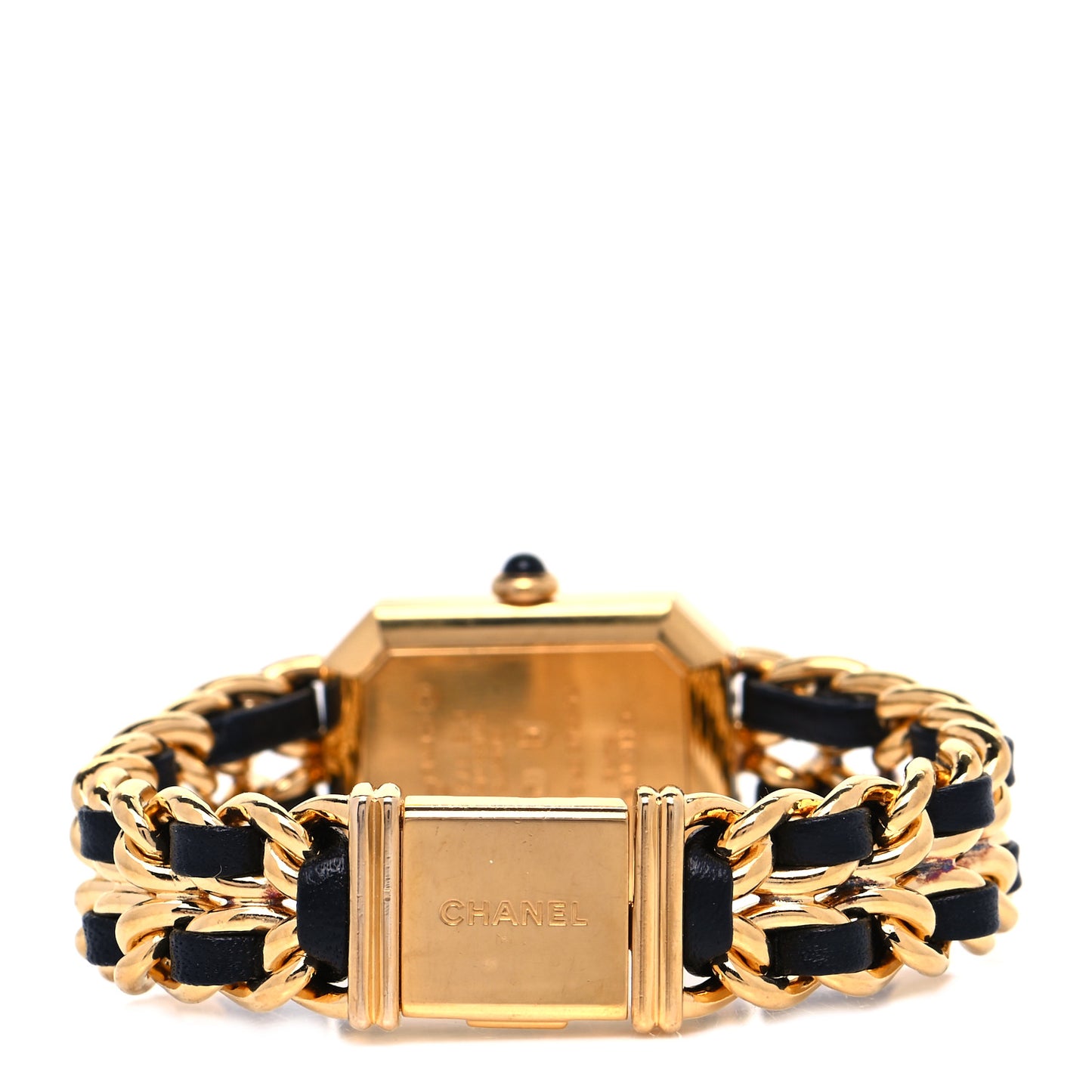 Stainless Steel Lambskin 20mm Chain Premiere Quartz Watch Gold M