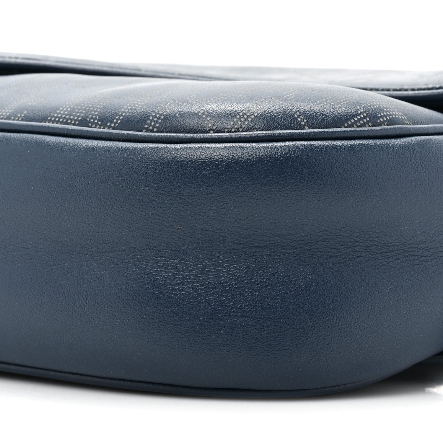 Christian Dior Galaxy Calfskin Oblique World Tour Saddle Belt Bag Navy Blue 8 of 9