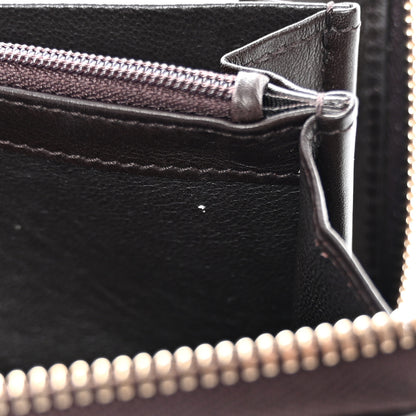 Gucci Guccissima GG Pierce Zip Around Wallet Dark Brown 8 of 13