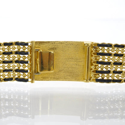 Chanel Leather Gold Chain Beaded Belt 6 of 6