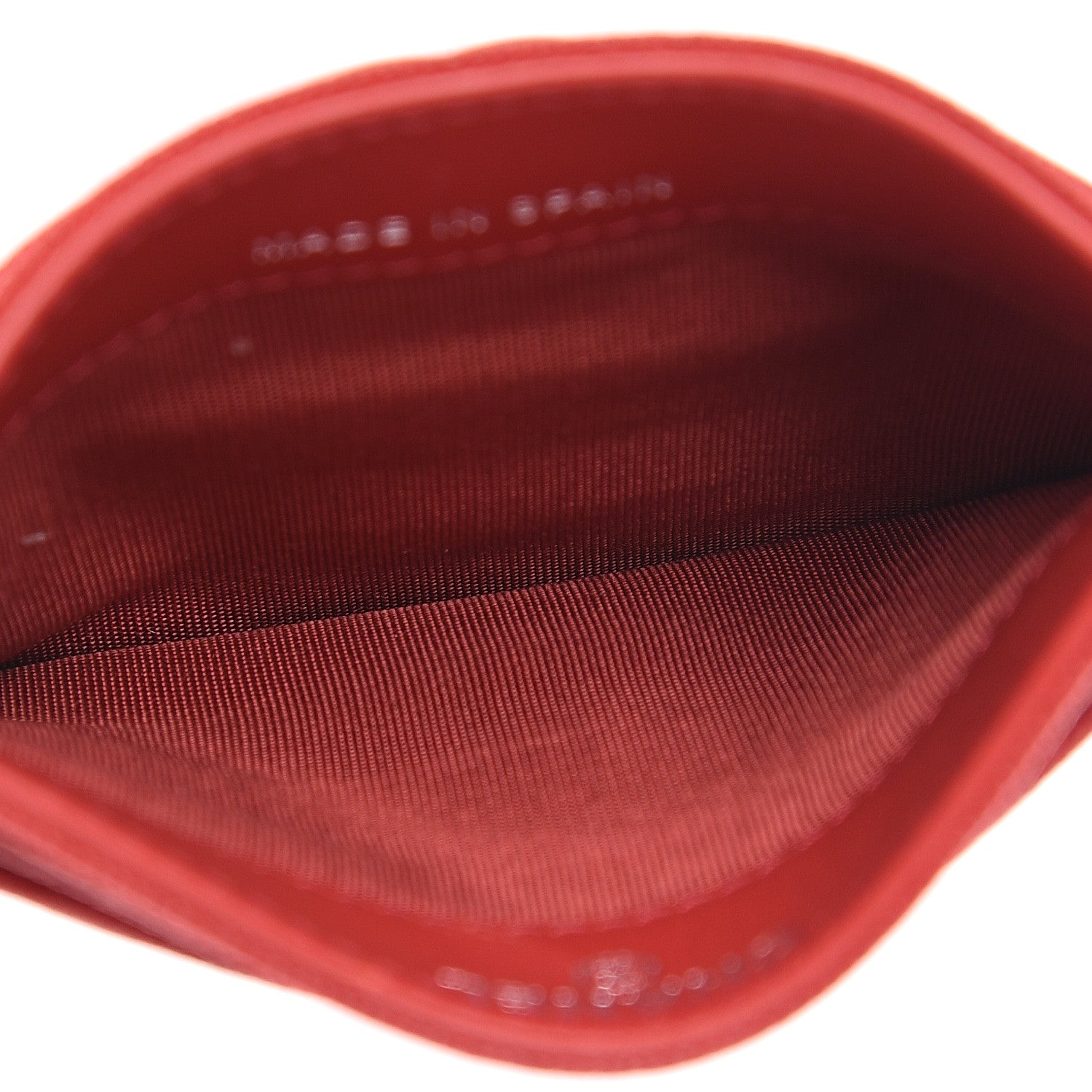 Chanel Caviar Quilted Boy Card Holder Red 4 of 8