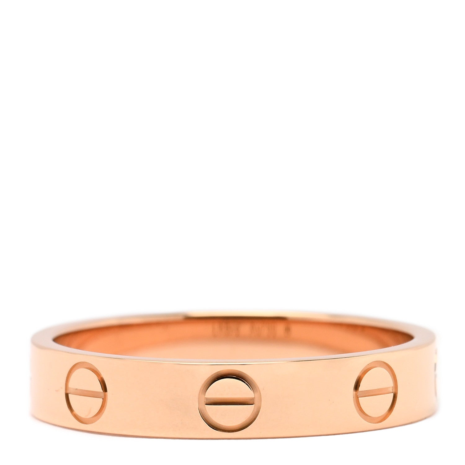 Cartier 18K Pink Gold 3.5mm LOVE Wedding Band Ring 52 6 1 of 5